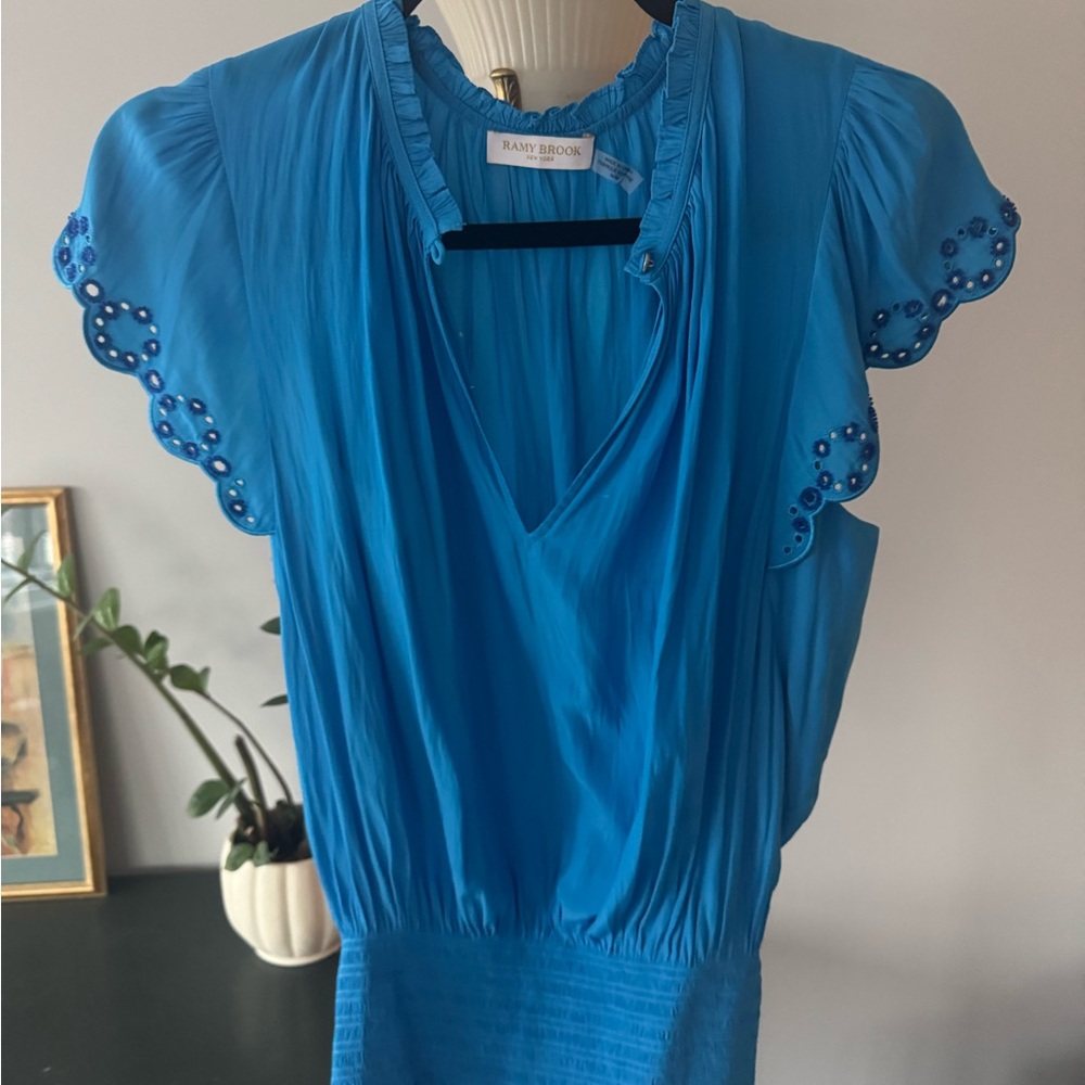 Ramy Brook Vibrant Blue Top